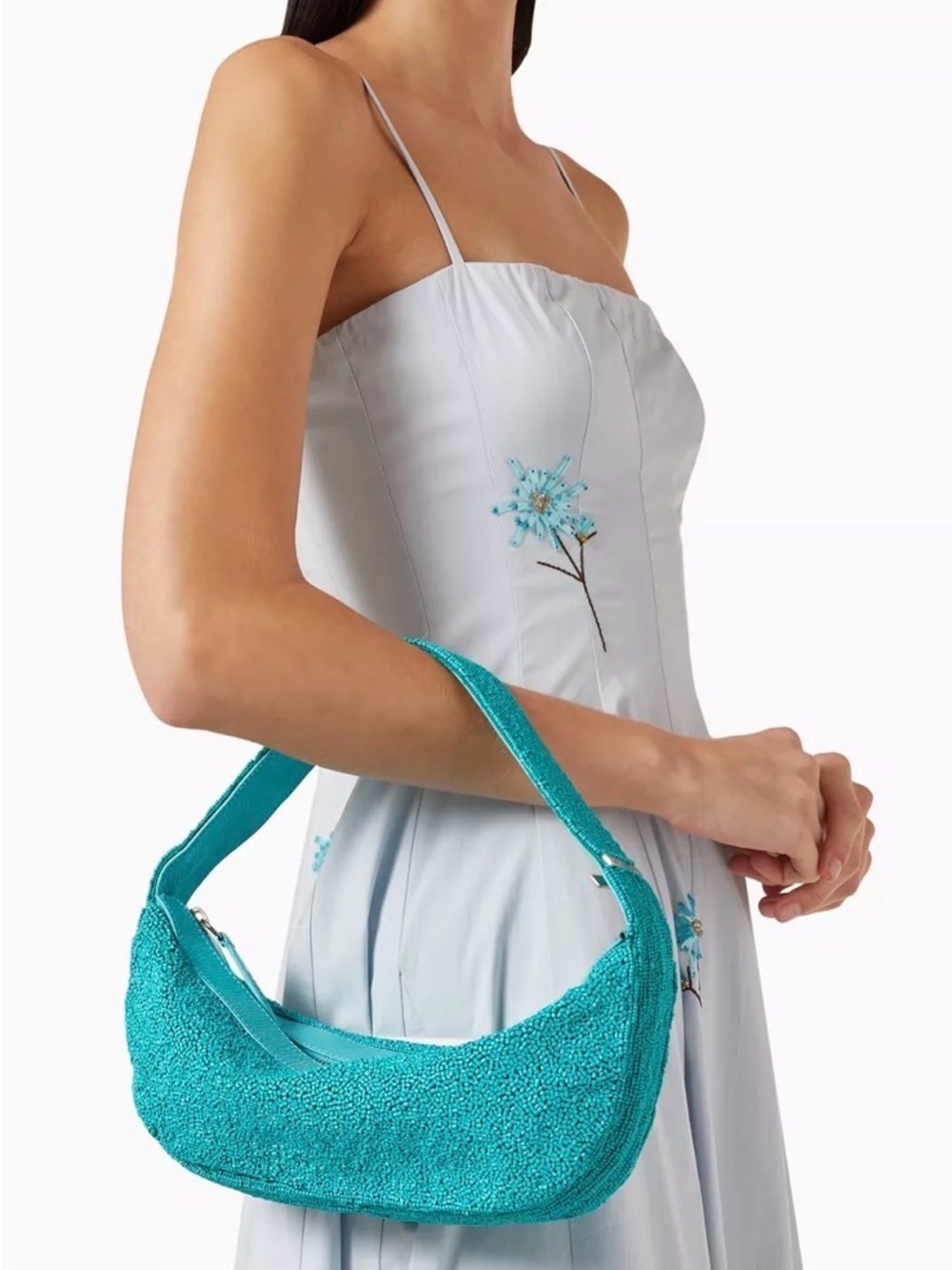 NEW STAUD Demy Convertible Beaded Shoulder Bag - SOLD OUT COLOR